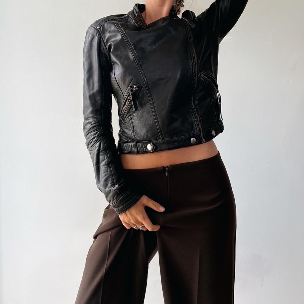 Chic 90s Chocolate Trousers